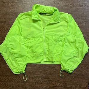 Neon Green cropped jacket